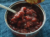 red bean paste