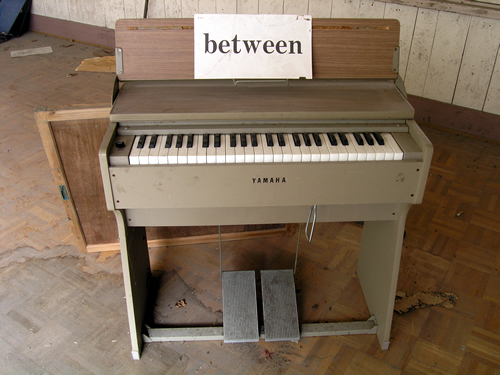 Abandoned piano