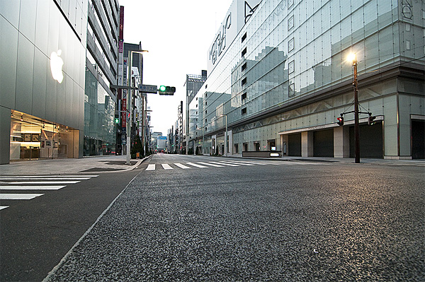empty ginza tokyo