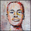 michael beddall self portrait painting