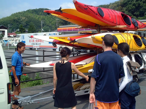 Kayaking in Izu