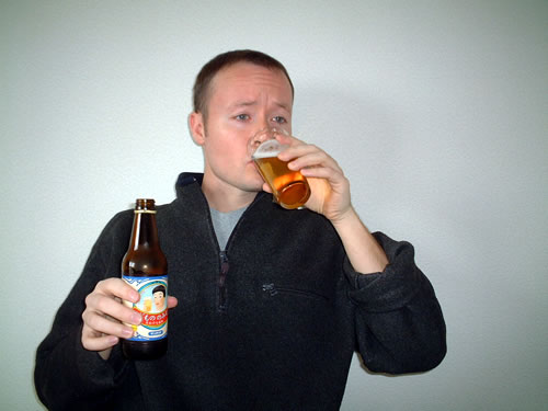 Mike Drinking Kid's Beer