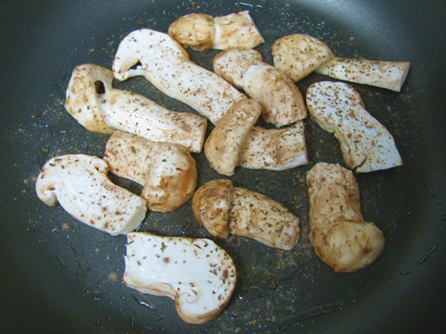 matsutake mushrooms cooking