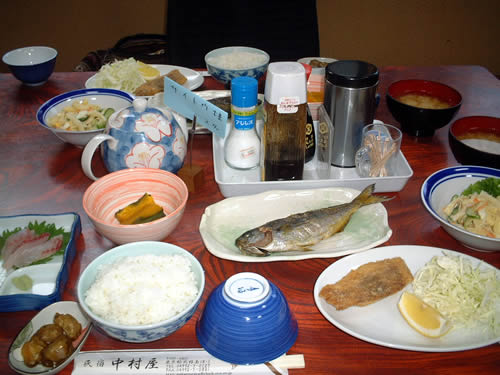 shikinejima fish dinner