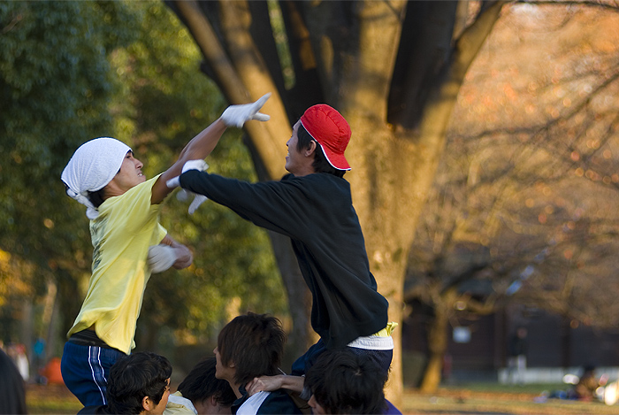 yoyogi park autumn hat game